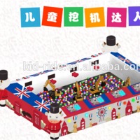 more images of Chinese Supplier Amusement Machine Mini Kids Excavator Playground Games Children Digger Toy
