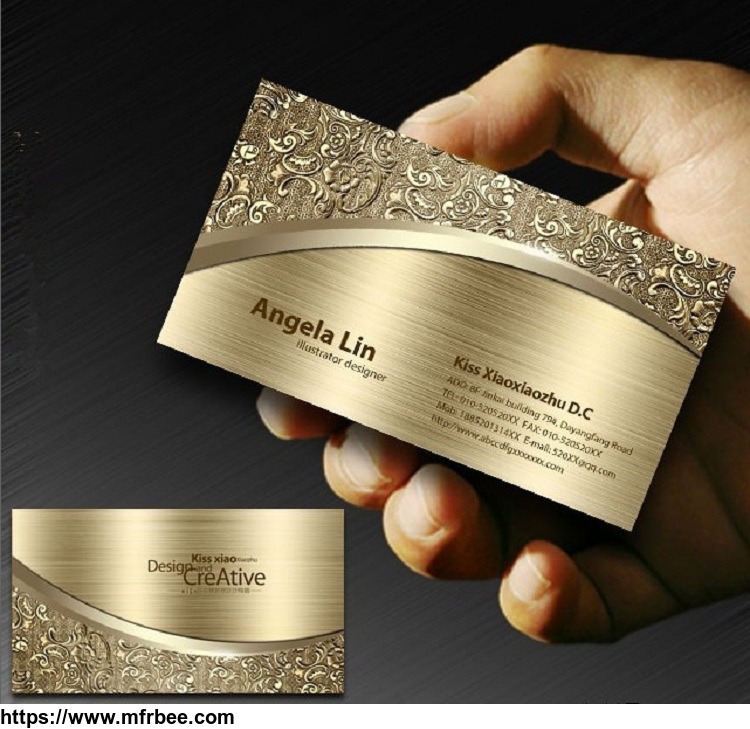 korea_pvc_business_card_senior_metal_texture_drawing_business_card_printing_laser_pearl_business_card_aikeyi_technology