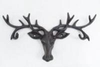 more images of Cast Iron Stag Antler Key Rack Multi Hook