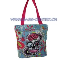more images of Skull Twill Fabric Handbags