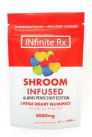 more images of INfinite Rx Shroom Infused Heart Gummies Edibles (1000mg)