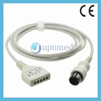 DIN 5 lead ECG Trunk Cable, U360-12A5A