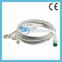 Fukuda Denshi Dynascope DS-5100 ECG cable with Lead wires, U369-25SA