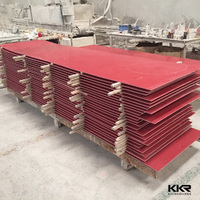 Red solid surface sheet