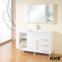 mirror cabinet for bathroom/wooden frame bathroom mirror cabinet