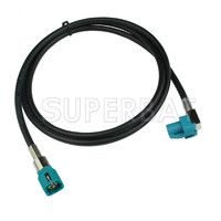 more images of HSD Cable Assembly HSD Z Right Angle Jack to HSD Z Straight Plug