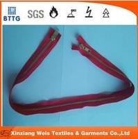 Xinxiang 3# 70 cm metal fire resistant zipper for working coverall