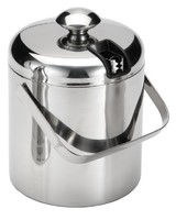 more images of Double Wall Stainless Steel Ice Bucket with Tong