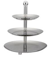 more images of 3 Tier High Quality Stainless Steel Fruit Plate Candy Plate For Home Party Wedding