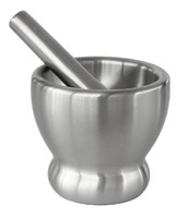 more images of kitchen tool stainless steel Mortar and Pestle,garlic press