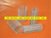 more images of 430 stainless steel knitted mesh filter tubes
