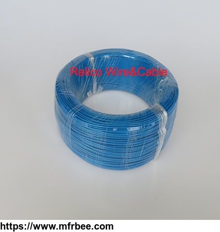 22_awg_blue_color_100m_hook_up_telfon_electrical_wire_fep_insulaterd_stranding_copper_wire