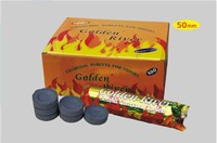 more images of 33/40mm diameter Golden River Round Charcoal Tablets for shisha  and hookah