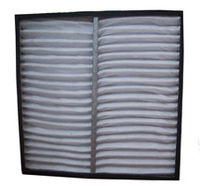 Panel filters use gal steel frame in industry applications