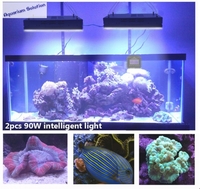 DSunY 180W full spectrum led marine aquarium reef coral light,sunrise sunset cloudy storm moon aquario,dimmable timer