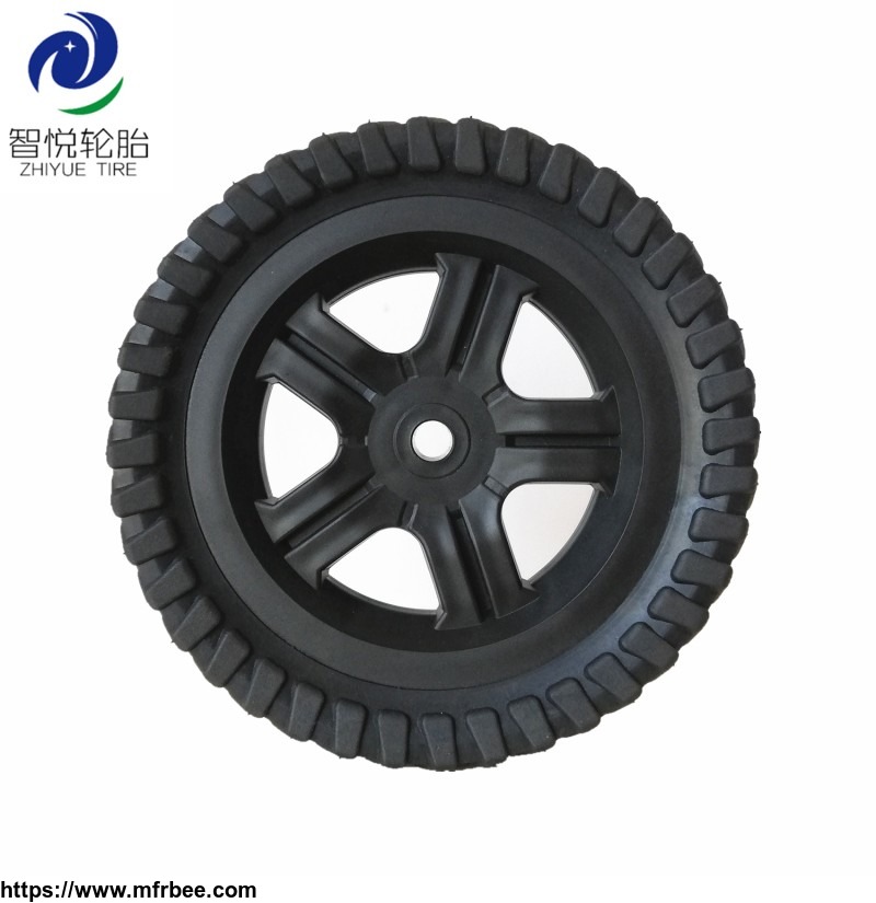wheel_tyre_8_inch_semi_pneumatic_rubber_wheel_for_hand_trolley_lawnmower_tool_cart_wholesale