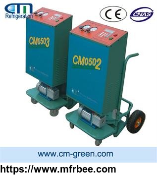 cm05_trolley_type_refrigerant_recovery_vacuum_recharge_machine