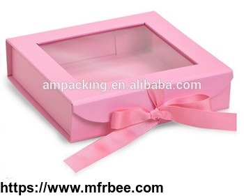 wholesale_customized_paper_packaging_foldable_gift_box_with_ribbon_closure