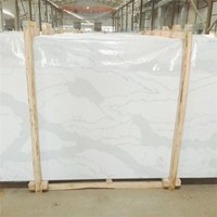 more images of CALACATTE GOLD MARBLE LOOKING QUARTZ SLAB