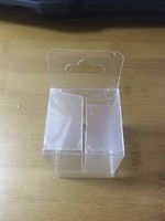 more images of Accept Custom Transparent Square PVC Folding Box Gifts Packing