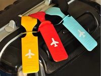 Customized writable PVC travel plastic hanger Luggage Tag