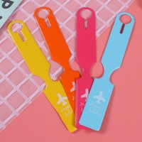 more images of Customized writable PVC travel plastic hanger Luggage Tag