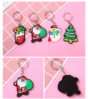 more images of soft PVC key chain ring promotion gifts custom logo