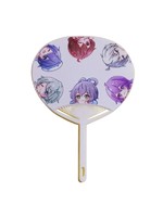 Customized Logo Printing Advertising Plastic PP Hand Fan for Promotion