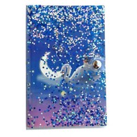 more images of PVC customized promotional book cover liquid sequin quicksand notebook
