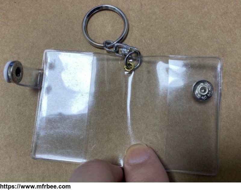 pvc_transparent_notebook_button_key_ring_chain_card_holder