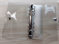 Laser Notebook Cover Holder Pouching DIY Promotion Custom Logo Transparent