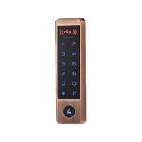 more images of Waterproof multifunctional metal touch access control card reader for glass door