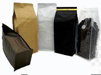 more images of Paper Plastic Pocket Zipper Flat Bottom Coffee Bag