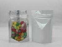 Plastic Zipper Quad Seal Snack Bags