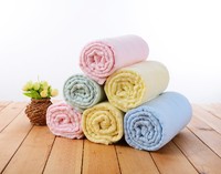 printed baby blanket with 100%cotton muslin 3 layer gauze