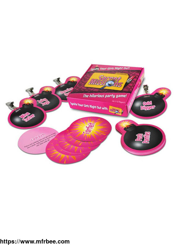 Hens Night Games | Secret Missions Girls Night Out Hens Party Game