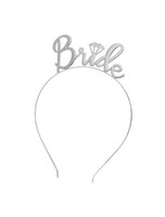 Hens Night Supplies – Silver Bride Headband