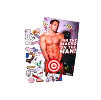 Pin The Macho On The Man Game | Pecka Products
