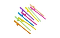Mixed Coloured Willy Straws | Pecka Products