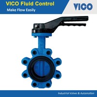 Non Backed Lug Butterfly Valve