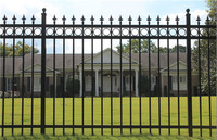 cheap wholesale Ornamental used wrought iron fence panels for sale