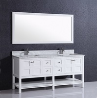 more images of White high gloss liquidation bathroom vanity