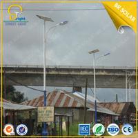 more images of China 60W solar light with 8M height steel pole fr