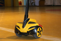 two dedal wheels balance electric scooter in warehouse