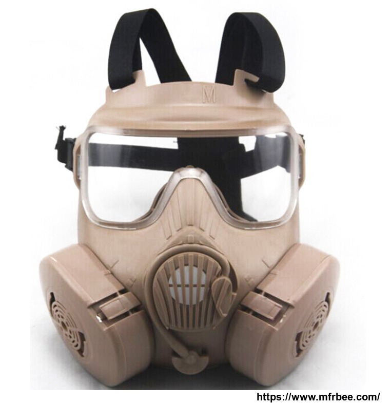 new_double_gas_mask_protection_filter_chemical_gas_respirator