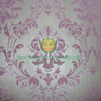 more images of non-woven flocking wallpaper