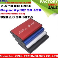 classic hdd case 2.5inch hdd enclosure usb 2.0 to sata