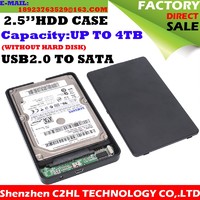 more images of Plastic 2.5 Notebook HDD Enclosure usb2.0 SATA HDD Storage Case