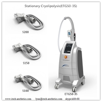 Cryotherapy Freezefat Coolsculpting Cryolipolysis Machine with 3 Handles Weight Loss Slimming Salon Beauty Equipment