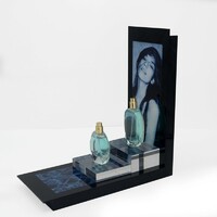 more images of Custom Design Cosmetic Product Acrylic LED Perfume Display Holder Stands Rack